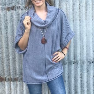 Cowl Neck Poncho